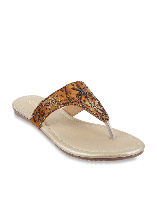 Metro Tan Thong Sandals Price in India