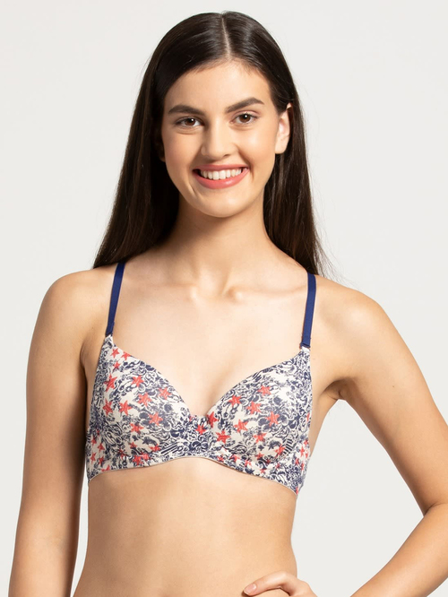 Cotten Printed Jockey Padded Bra Panties Set, For Daily Wear at best price  in Pune