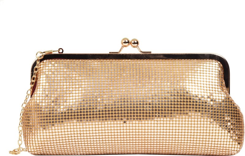 Party Gold  Clutch Price in India