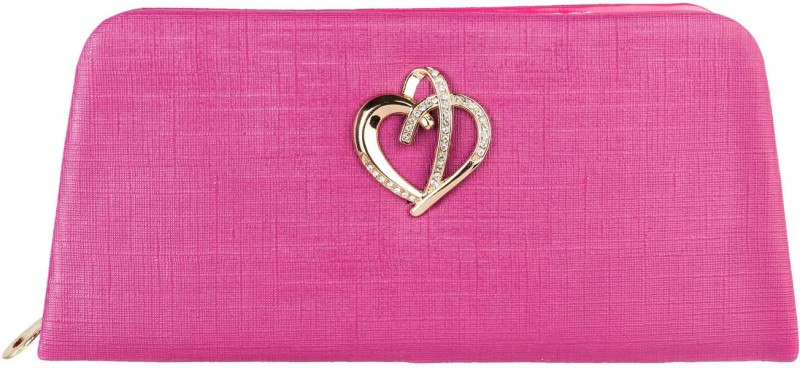 Casual Pink  Clutch Price in India