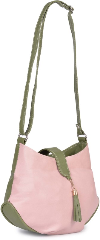 Pink, Green Women Sling Bag Price in India