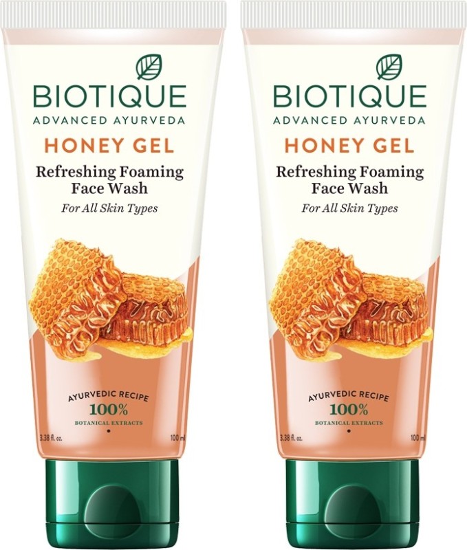 Biotique BIO Honey Gel Hydrating Face Wash 100 ml X2 Face Wash Price in India