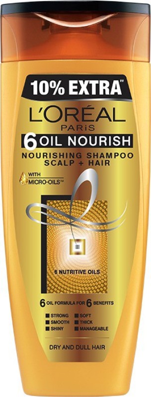 L'Oreal 6 Oil Nourish Shampoo Men & Women Price in India