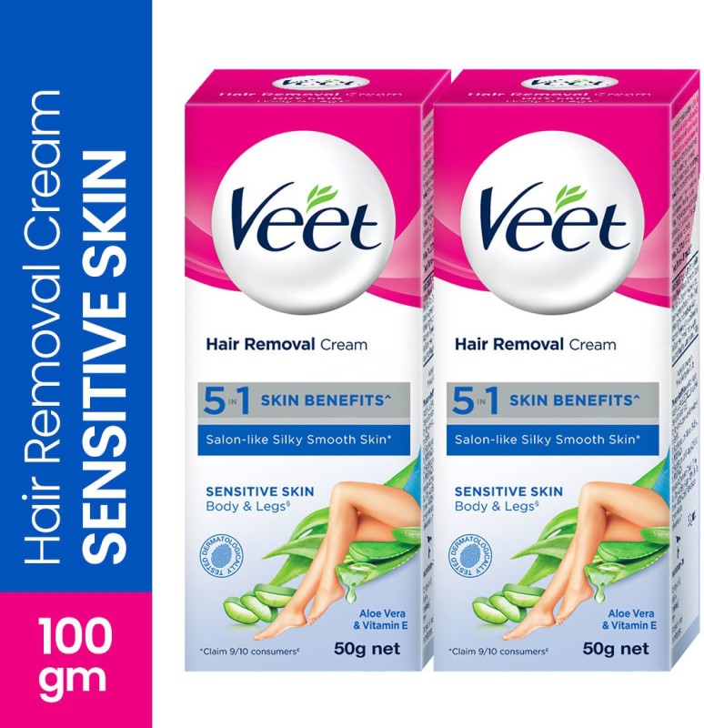 Veet Silk and Fresh Sensitive Hair Removal Cream 50g Pack of 2 Cream Price in India