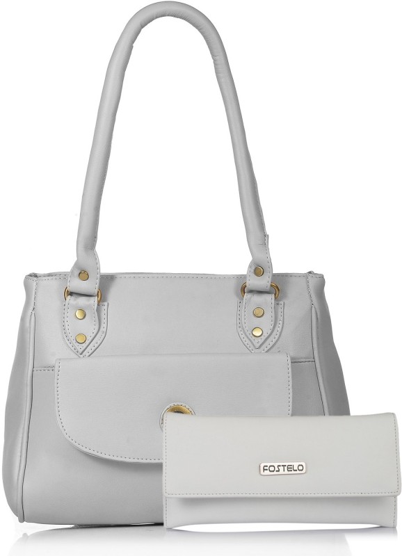 Women Grey Shoulder Bag Price in India