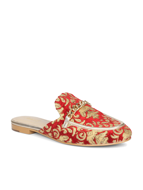 Saint G Red Mule Shoes Price in India