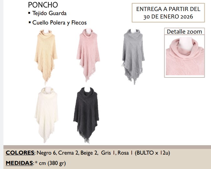 Ponchos Tejidos La Chapelle - miniatura 1