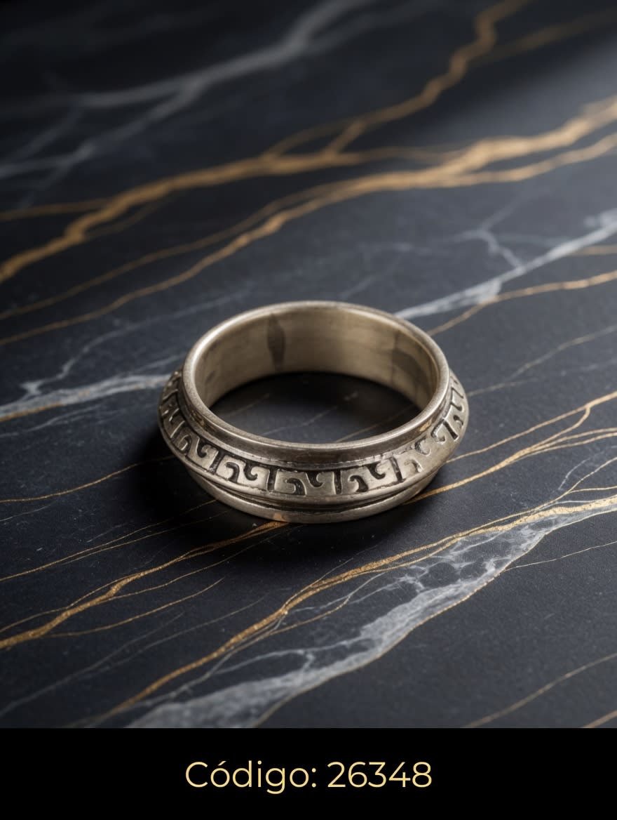 ANILLO PL HOMBRE GIRATORIO GRUESO - miniatura 1