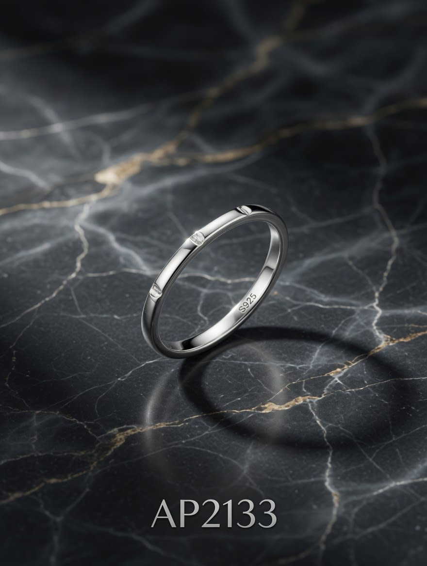 ANILLO ZIRCON FINITO PLATEADO IMPORTANTE - imagen 1