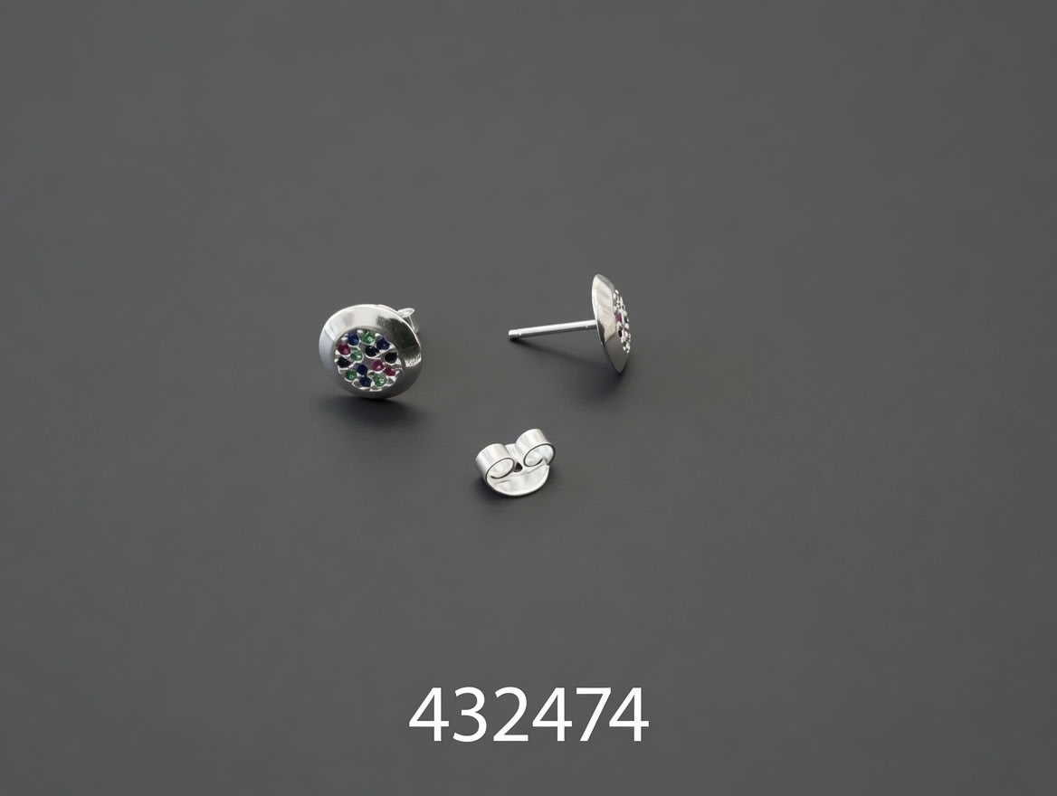 ARO MICROPAVE ZIRCON REDONDO PLT. IMPORTANTE - miniatura 2