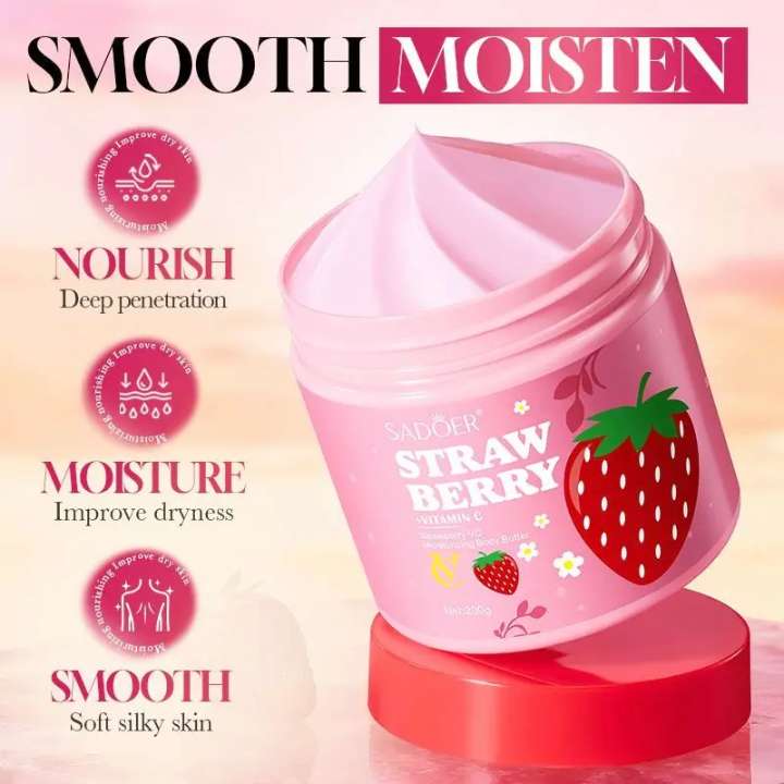 Crema facial 50g FRUTILLA VITAMIN C SADOER - miniatura 3