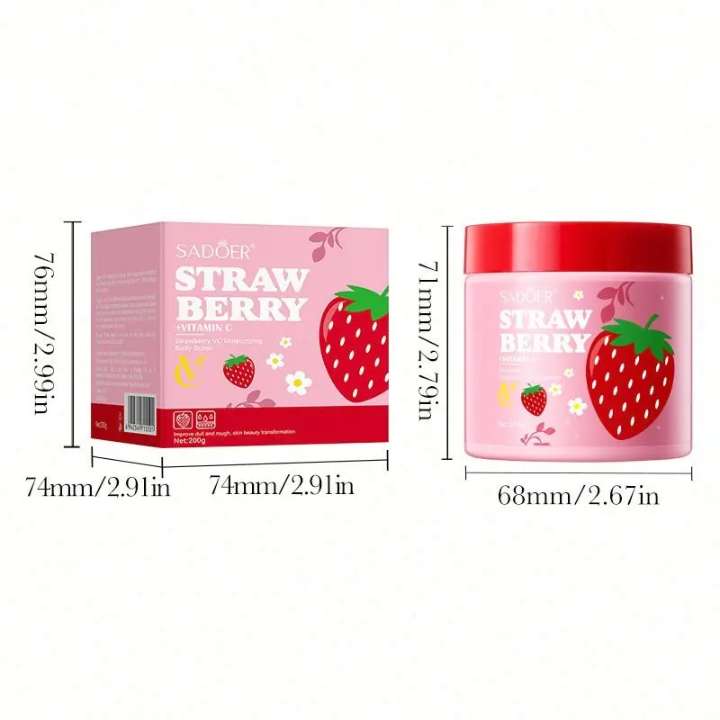 Crema facial 50g FRUTILLA VITAMIN C SADOER - miniatura 2