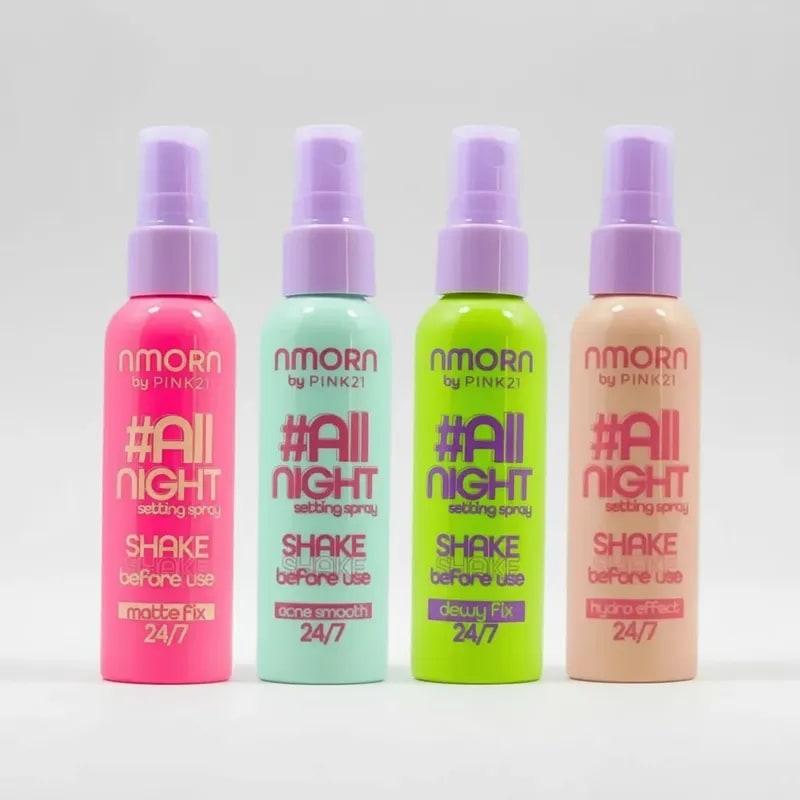 Fijador De Maquillaje Pink21 Nmorn -efecto Matificante - imagen 1