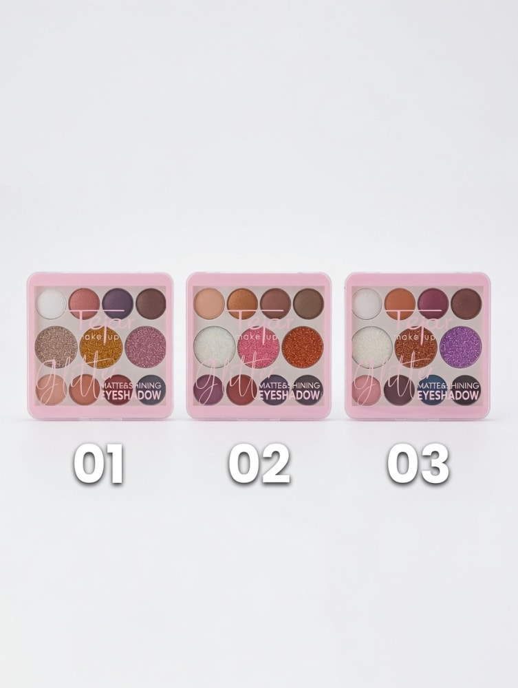 Paleta glitter Tejar matte y shining