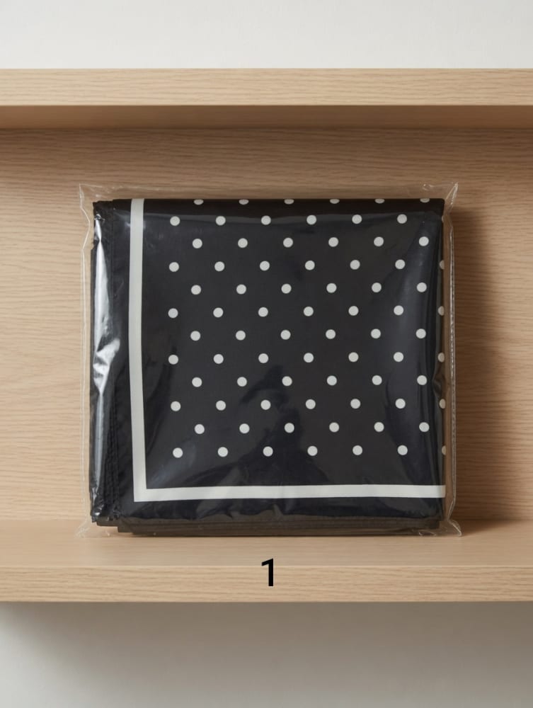 Pañuelos seda lunares 70 x 70 varios modelos