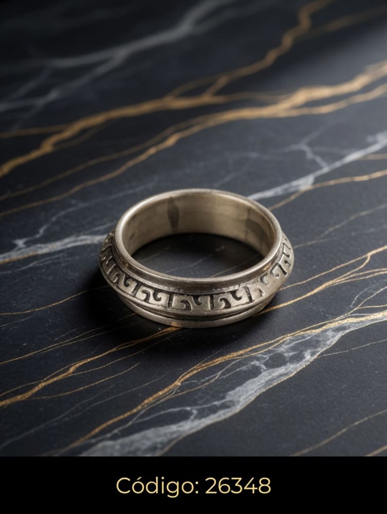 ANILLO PL HOMBRE GIRATORIO GRUESO