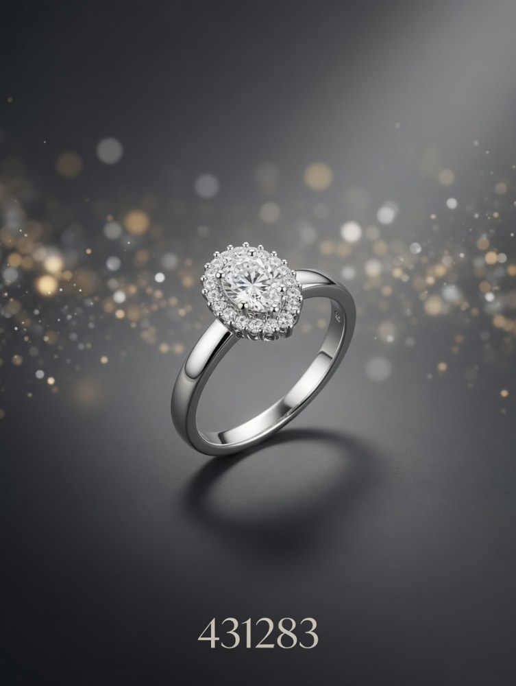 ANILLO ZIRCON MICROPAVE PLT. IMPORTANTE