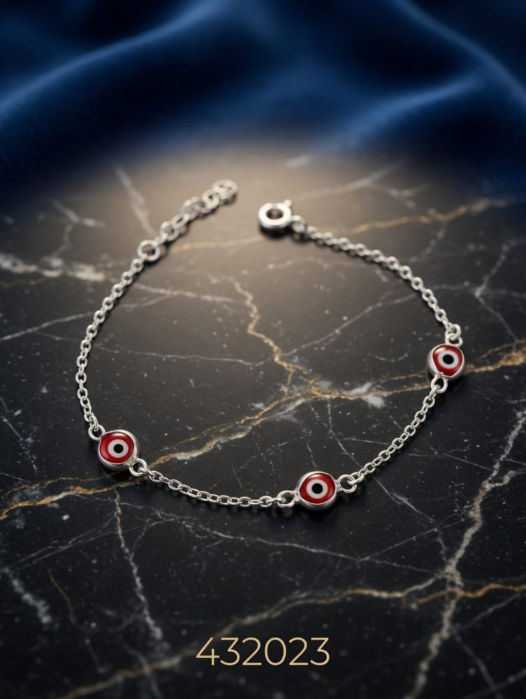 PULSERA CON OJOS ROJOS PLT. IMPORTANTE