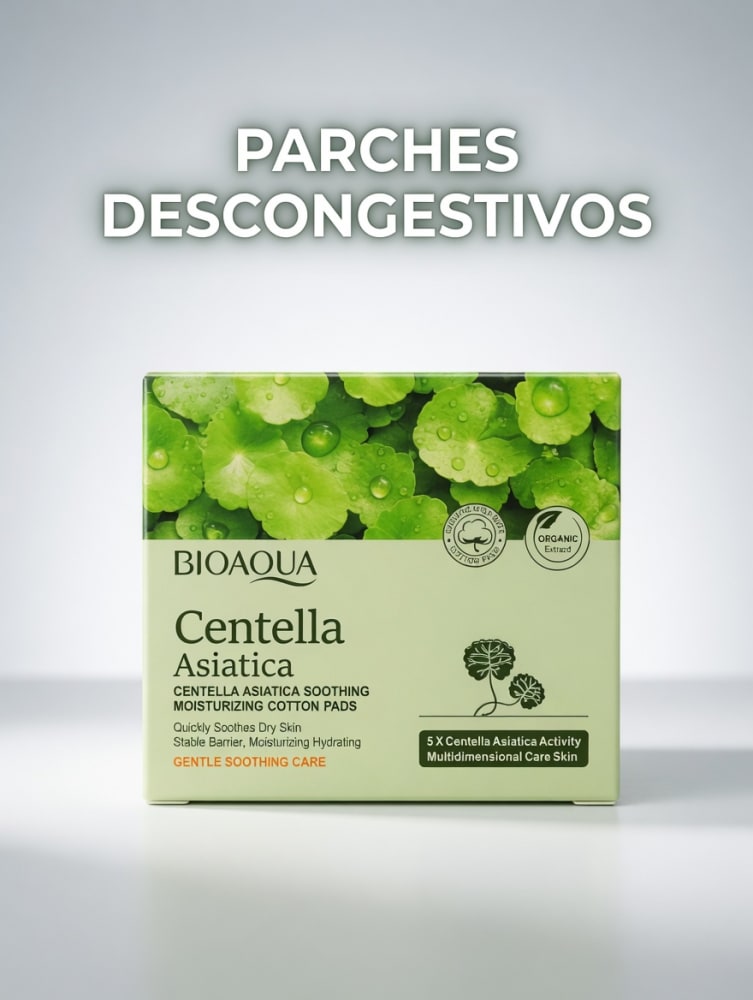 Parches desconjestivos Centella Asiática Bioaqua