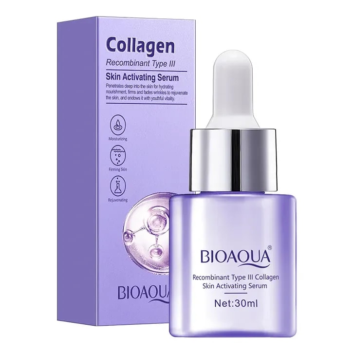 Sérum Facial Bioaqua Colágeno Recombinante Tipo Iii