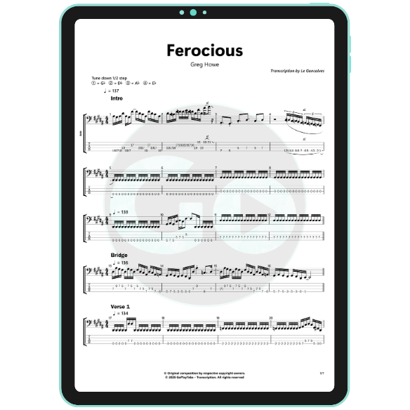Ferocious by Greg Howe