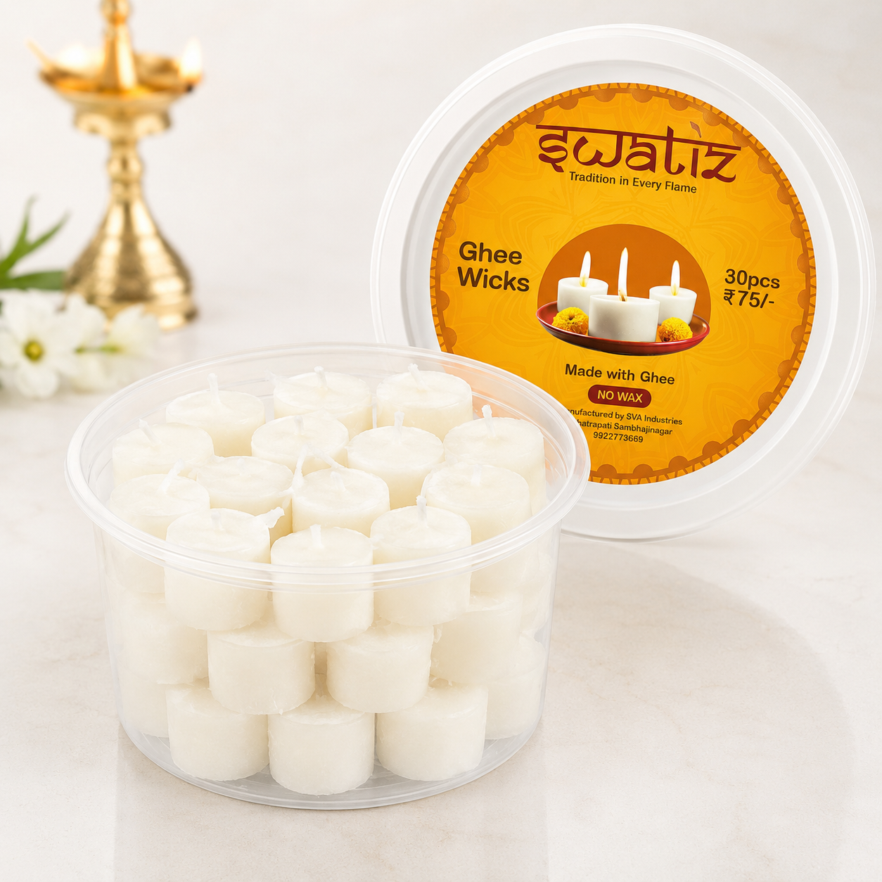 Vanaspati Ghee Diya - Large
