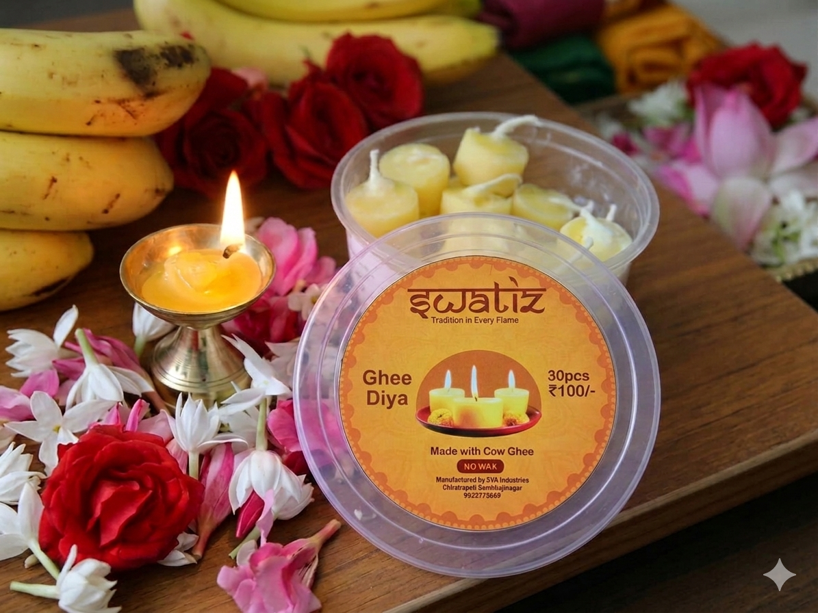 Pure Cow Ghee Diya - Small