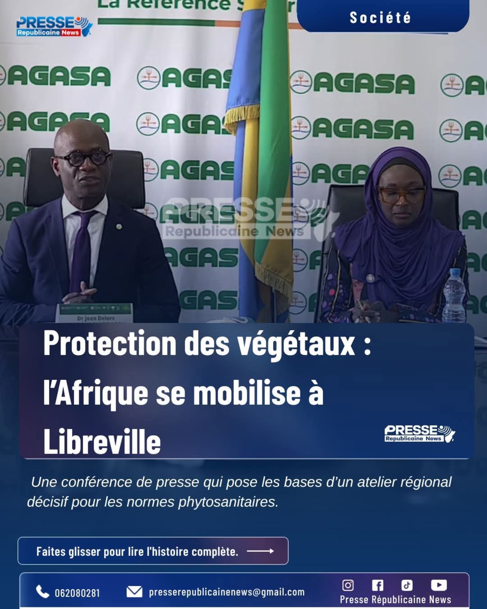 L'Afrique au Gabon : Point de Presse AGASA-FAO