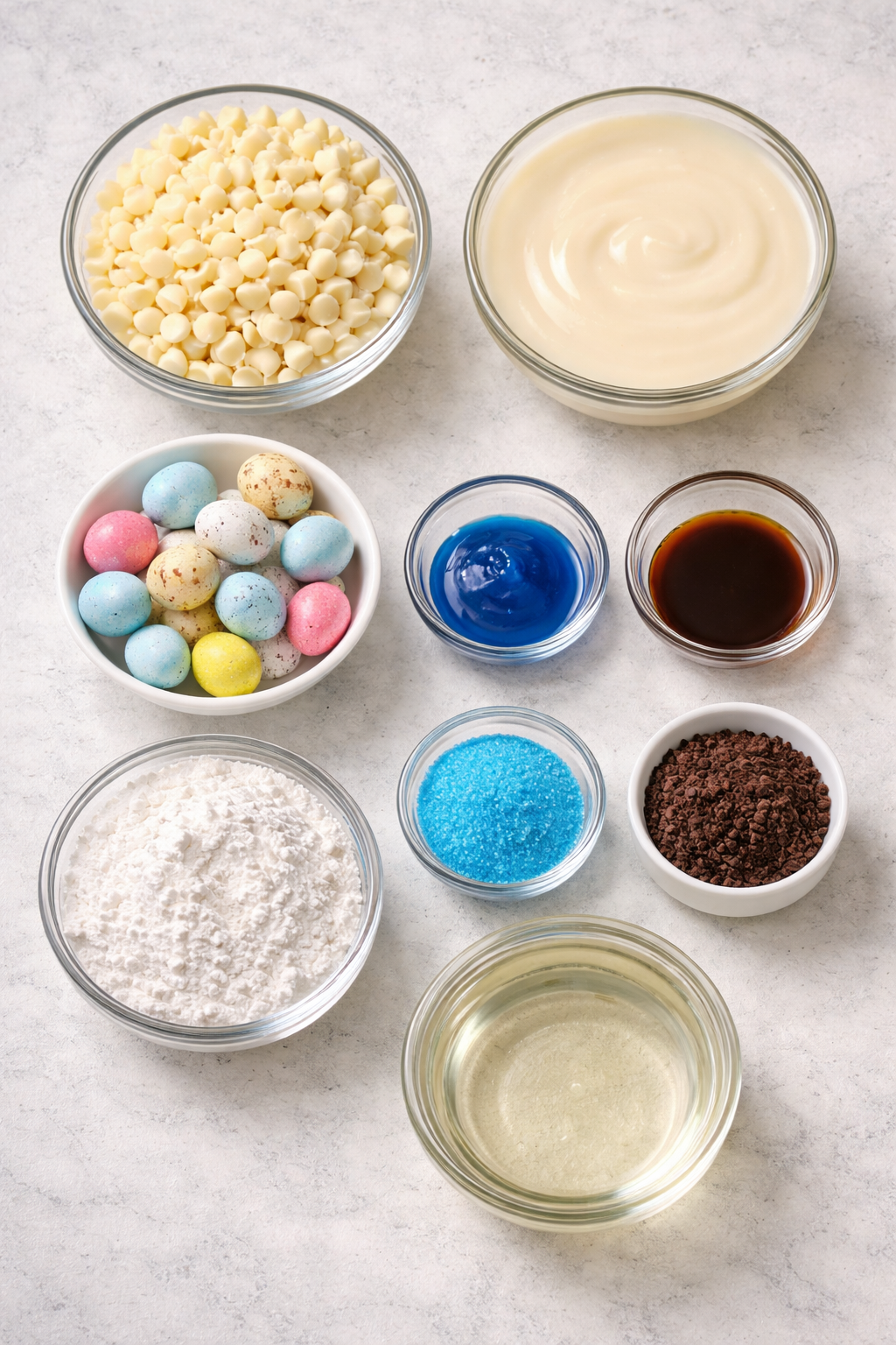 Robin's Egg Fudge Jars ingredients image