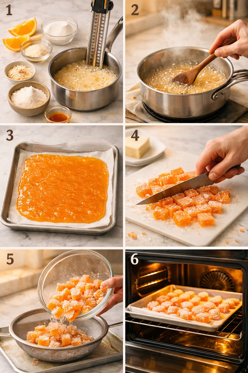 Classic Homemade Orange Candy process image