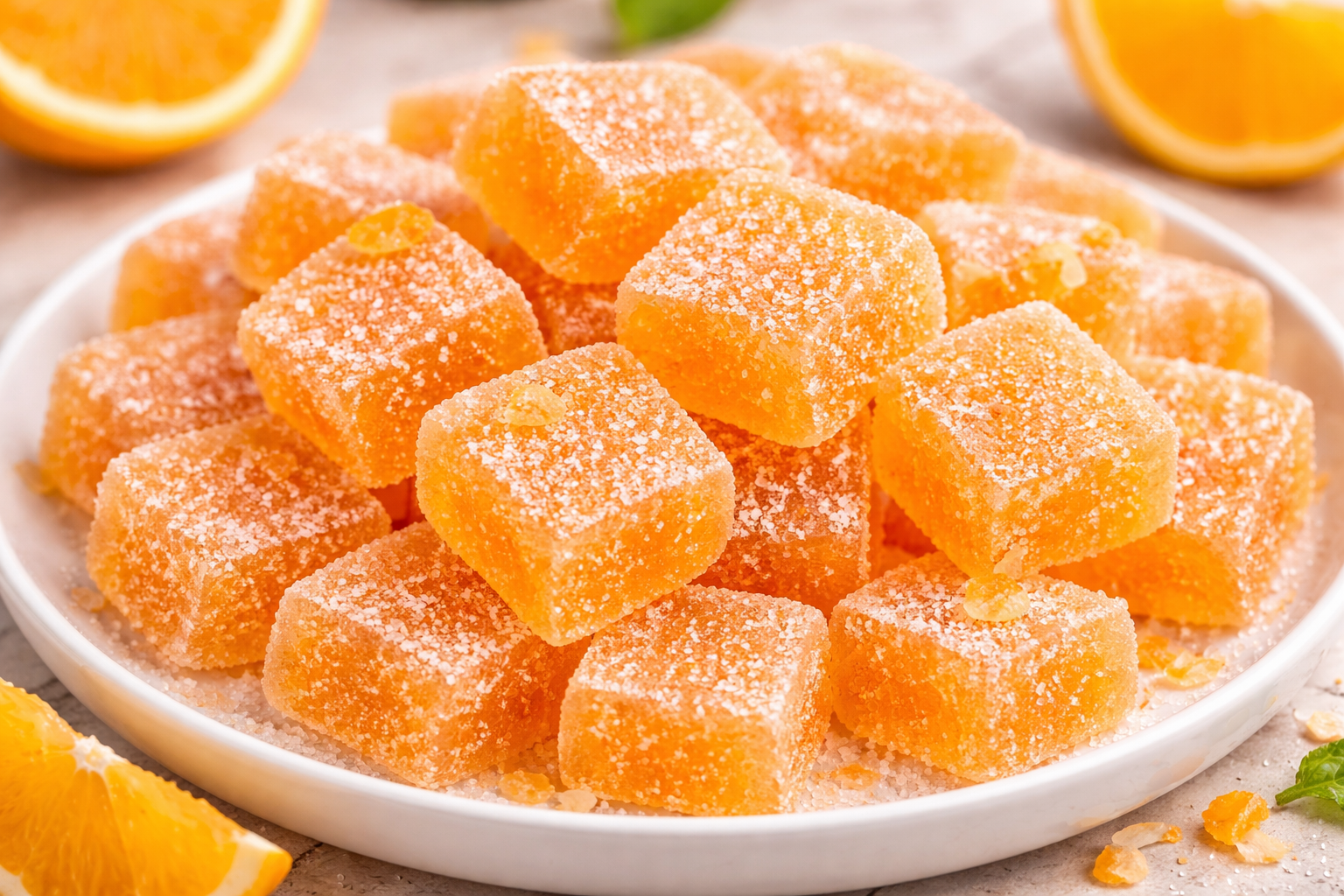 Homemade Orange Candy A Bright Chewy Treat With Classic Citrus Flavor recipe card image