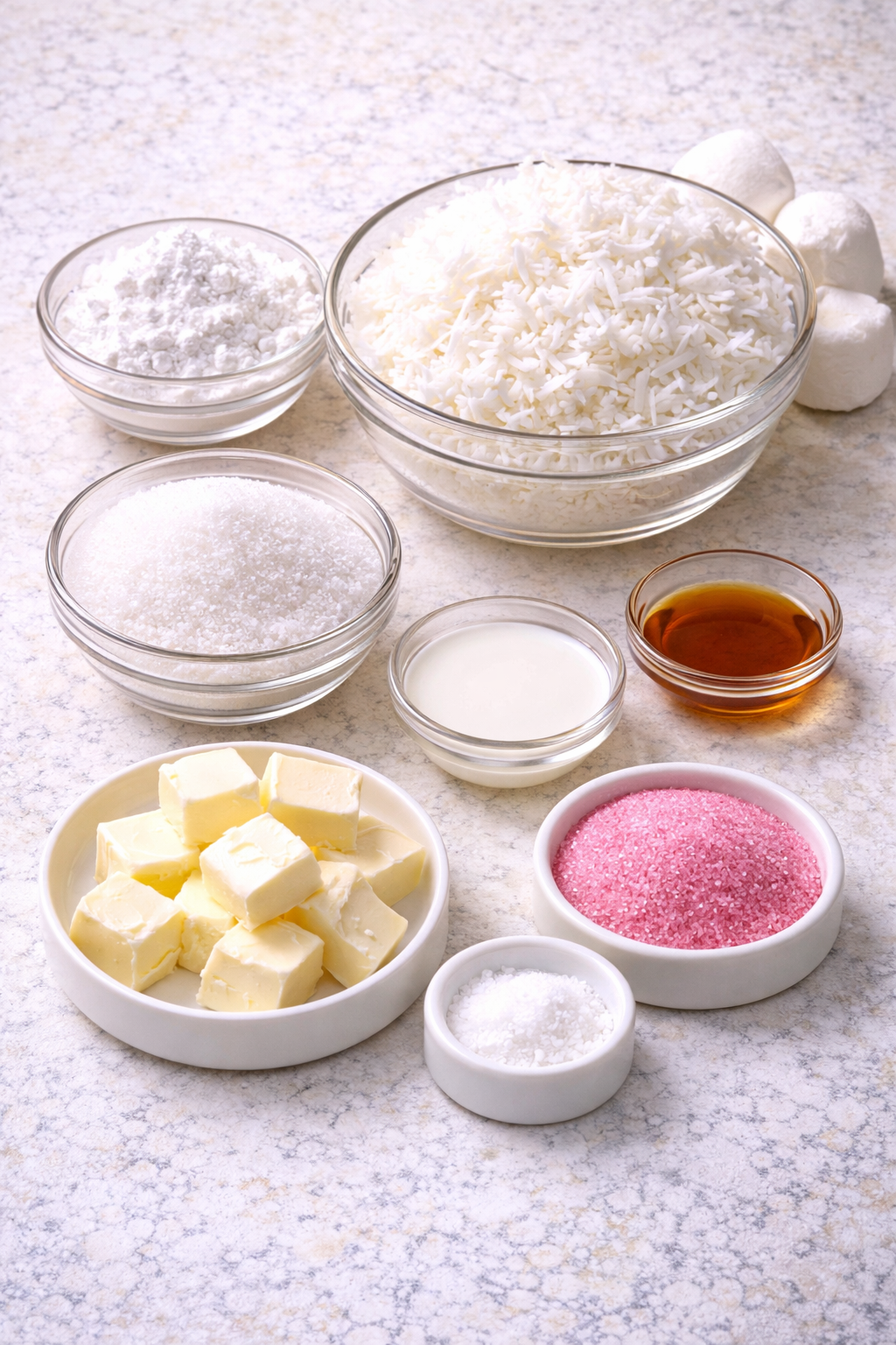 Easter Bunny Coconut Tails Recipe with Fluffy Marshmallow Ingredients Easter Bunny Coconut Tails Recipe with Fluffy Marshmallow ingredients image