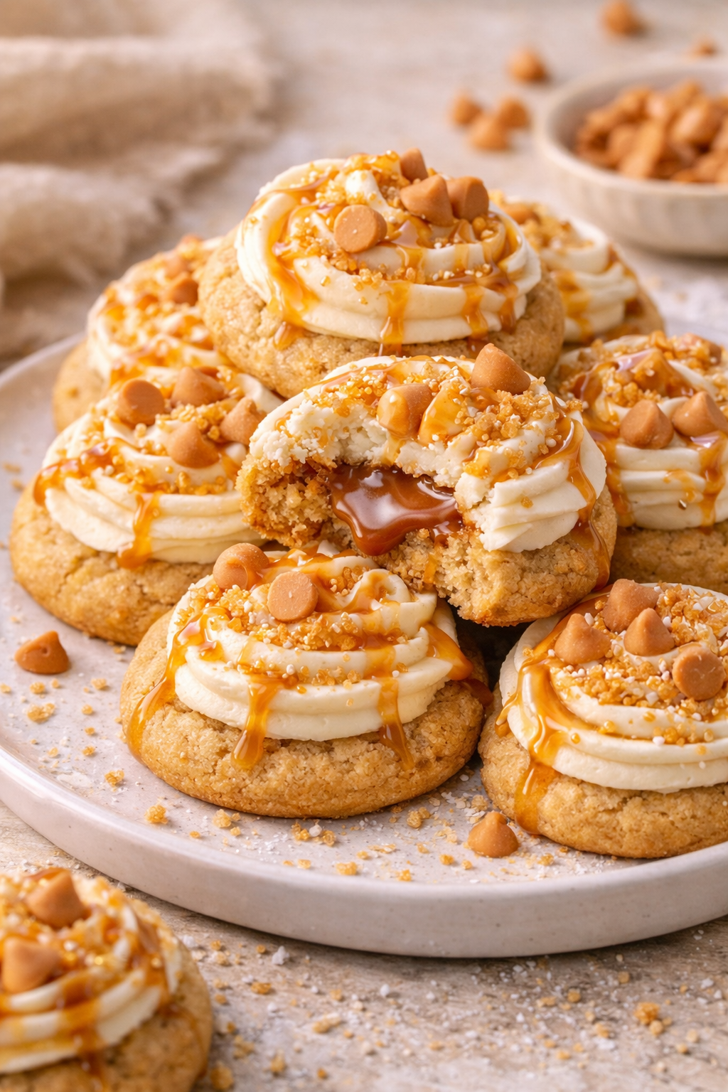 Harry Potter Butterbeer Cookies serving image