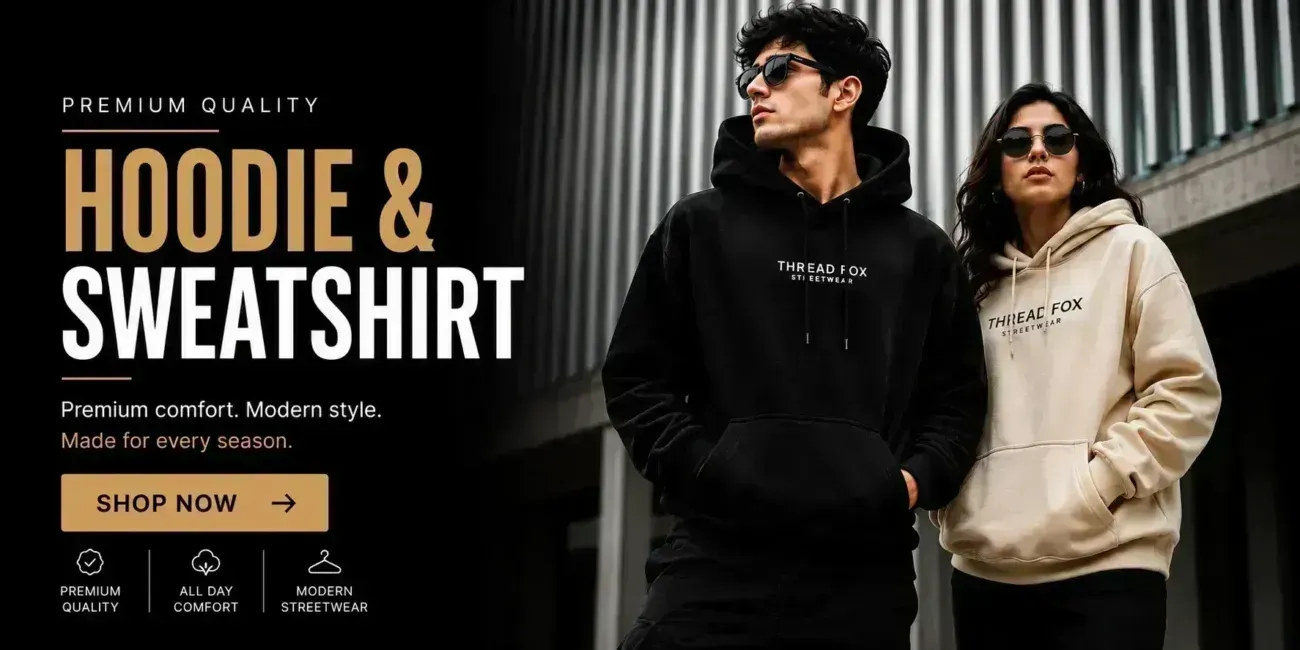 Hoodie and Sweatshirt Main Banner