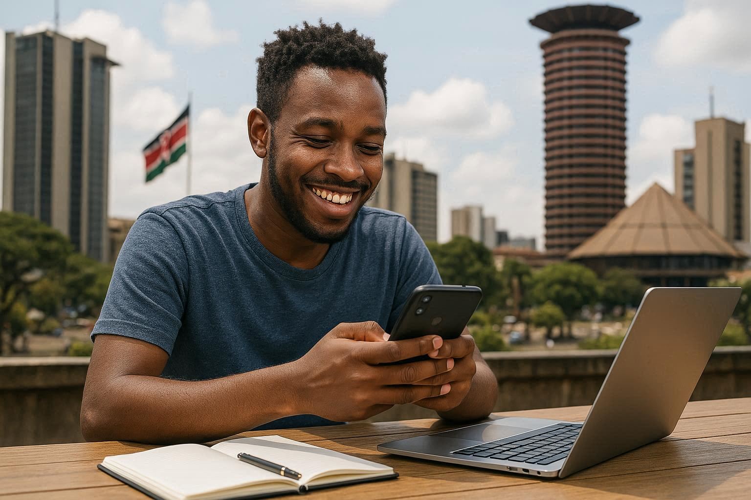Online Jobs in Kenya Using Smartphone and M-Pesa