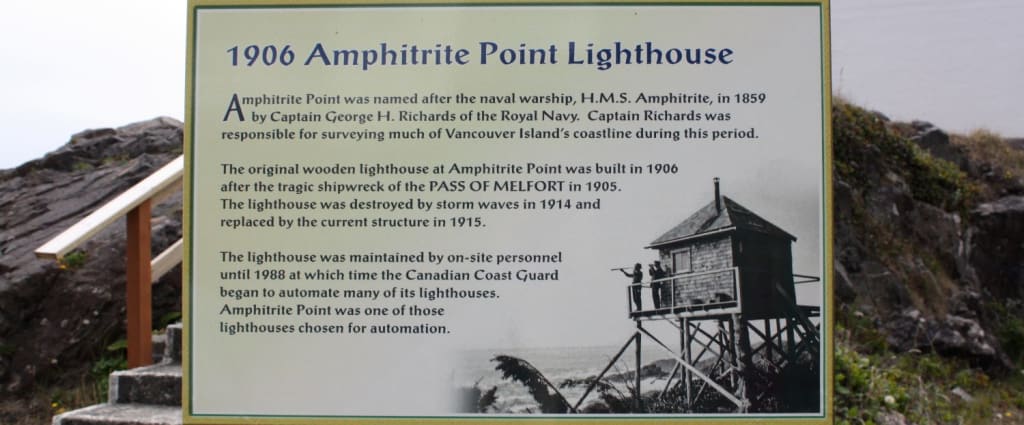 History of the Amphitrite Lighthouse