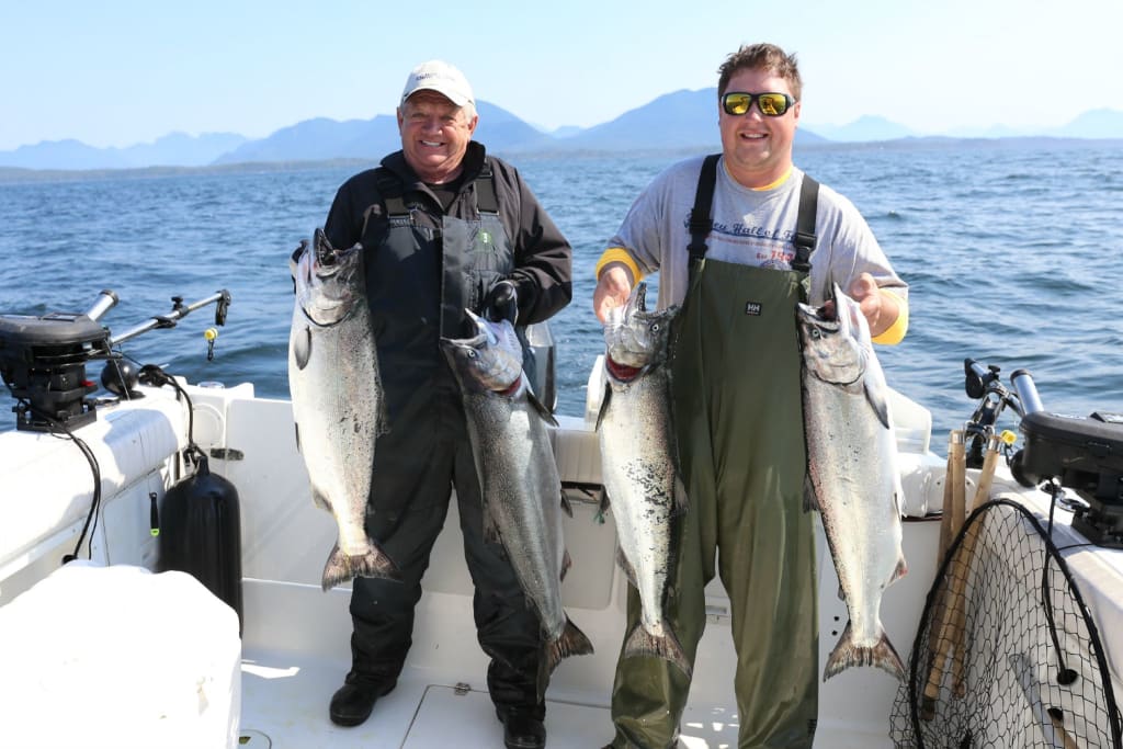 Fishing near Ucluelet, BC