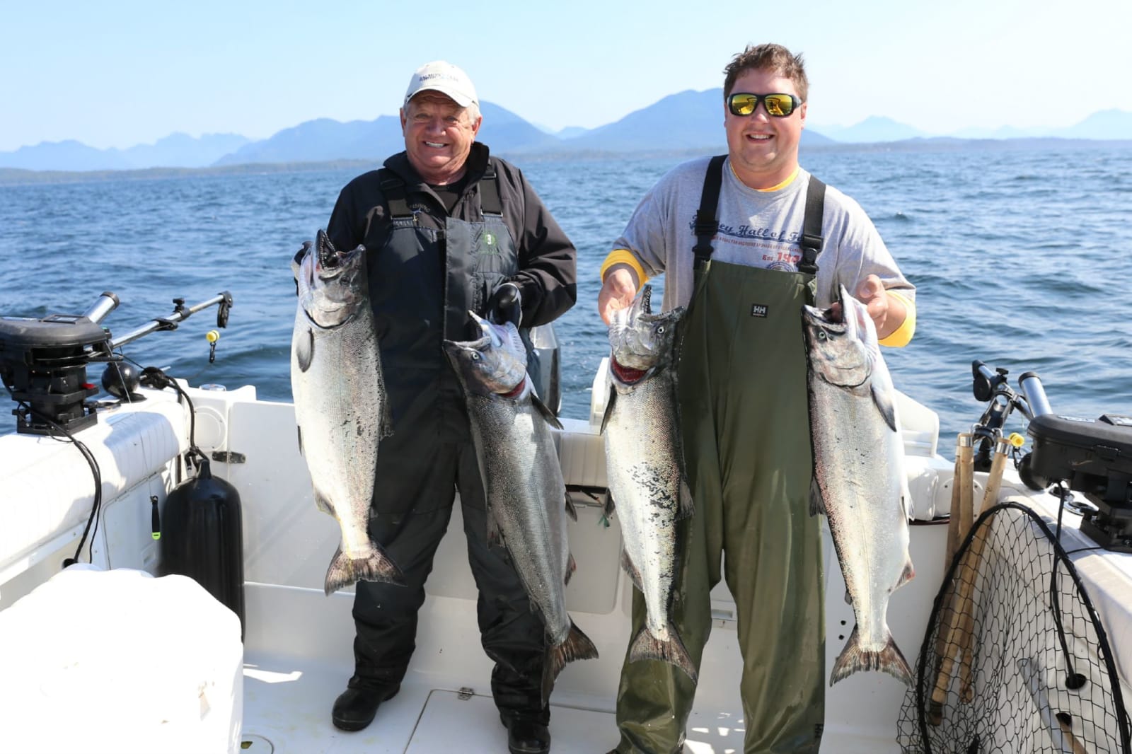 Fishing near Ucluelet, BC