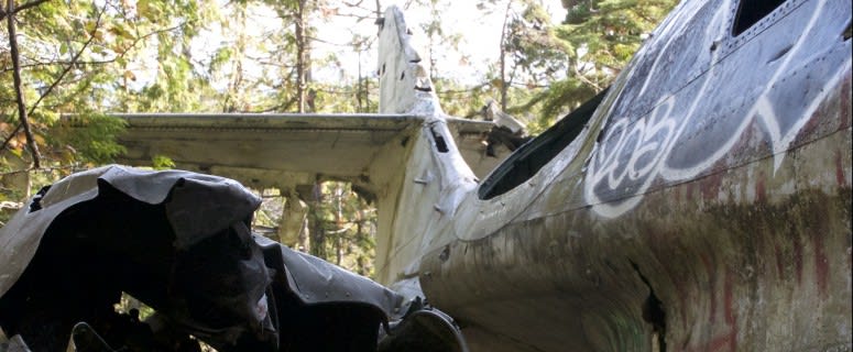 Canso Bomber Plane Hike