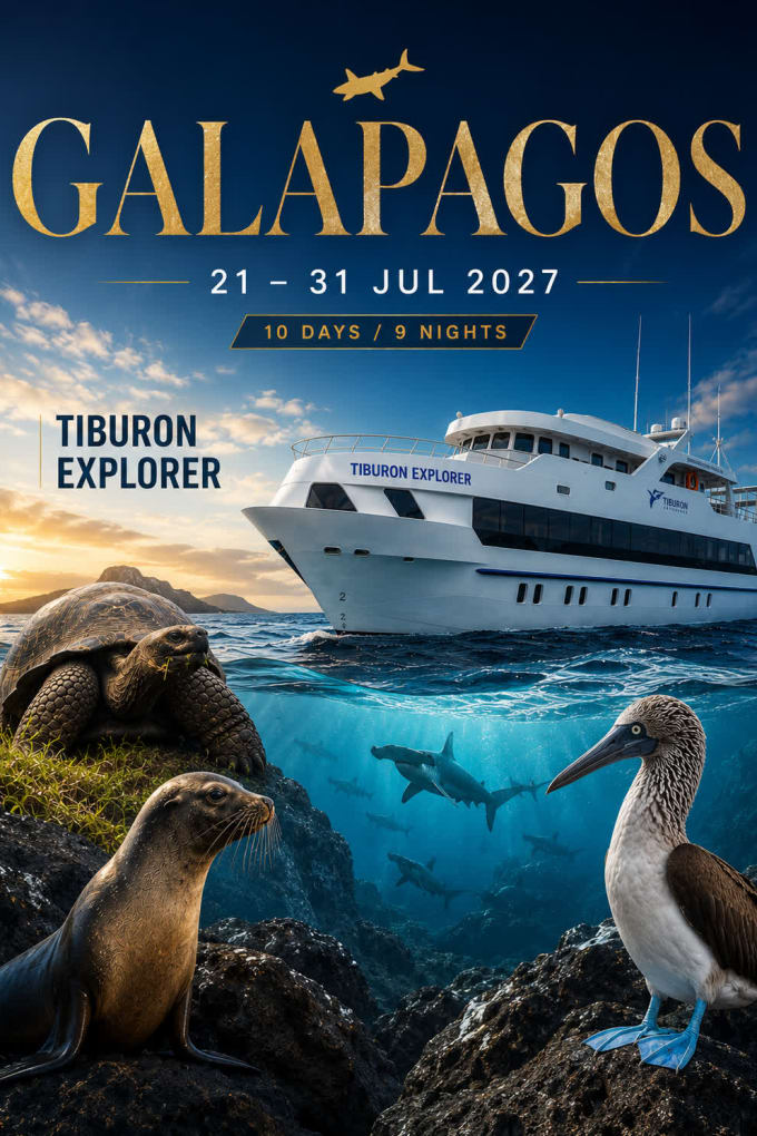 กาลาปากอส กับ Tiburon Explorer