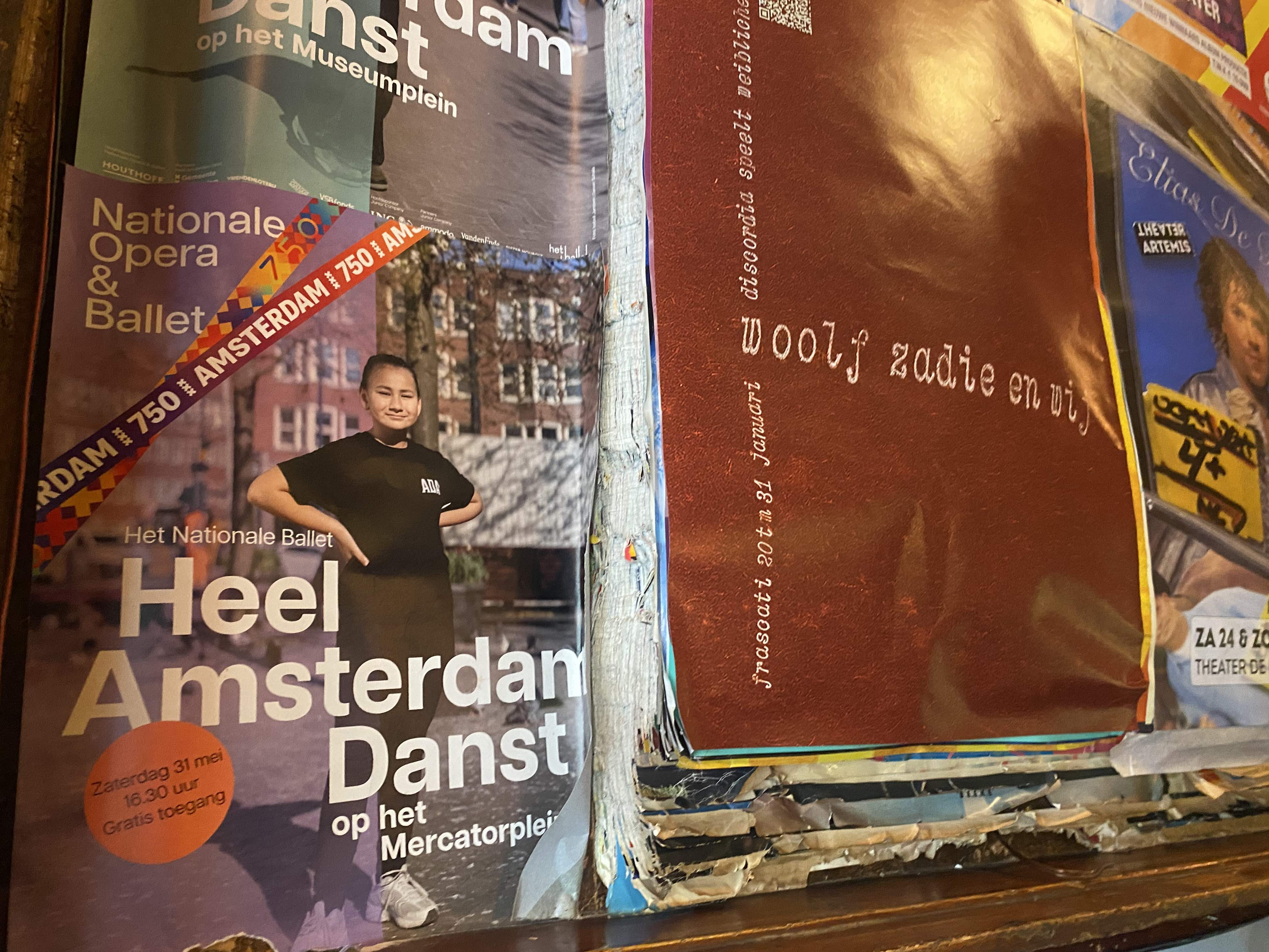 Layered posters