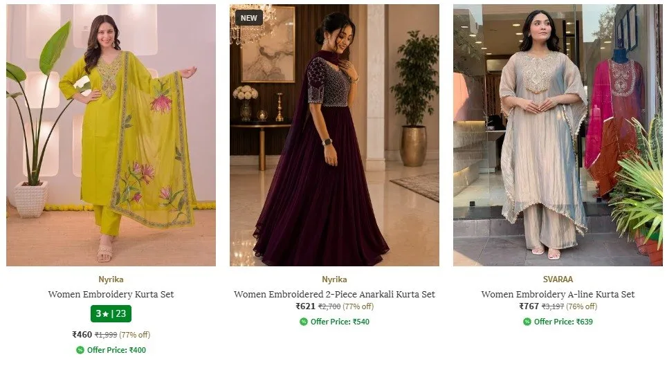 Ajio | Upto 77% Off On Women Dress