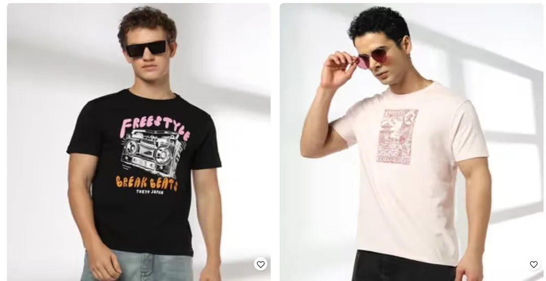 Combo Deal – AJIO  Tshirts Starts @ 82 Men's, AJIO  Tshirts Starts @ 82 Women, AJIO  Tshirts Starts @ 82 Men, AJIO  Tshirts Starts @ 82 Women