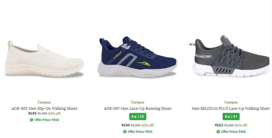 Ajio | Campus Shoes Starts at 649🔥🔥