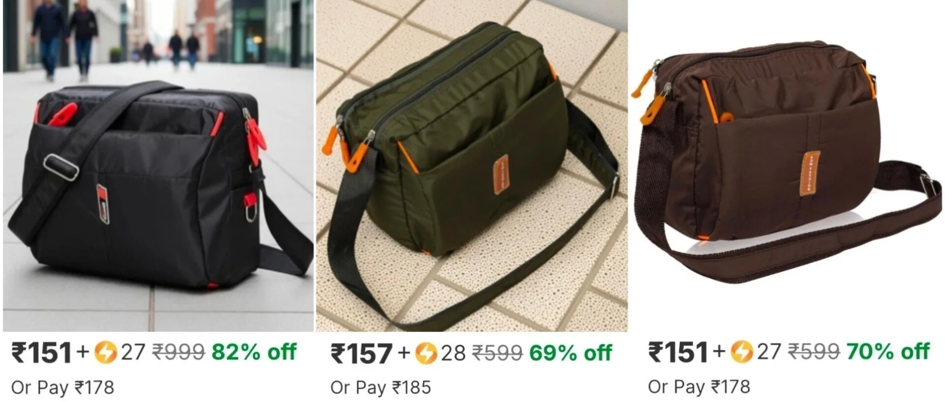 Best Deal on Sling Bags
