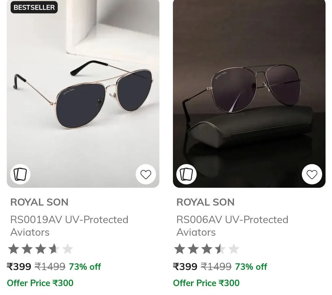 Ajio | Upto 75% Off On Fashion Sunglasses🔥🔥
