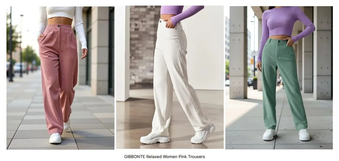 Relaxed Women's Trousers @ ₹290