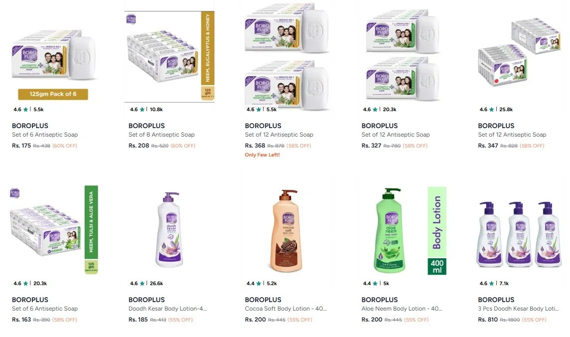 Myntra | Upto 60% Off On Boroplus Beauty Products.