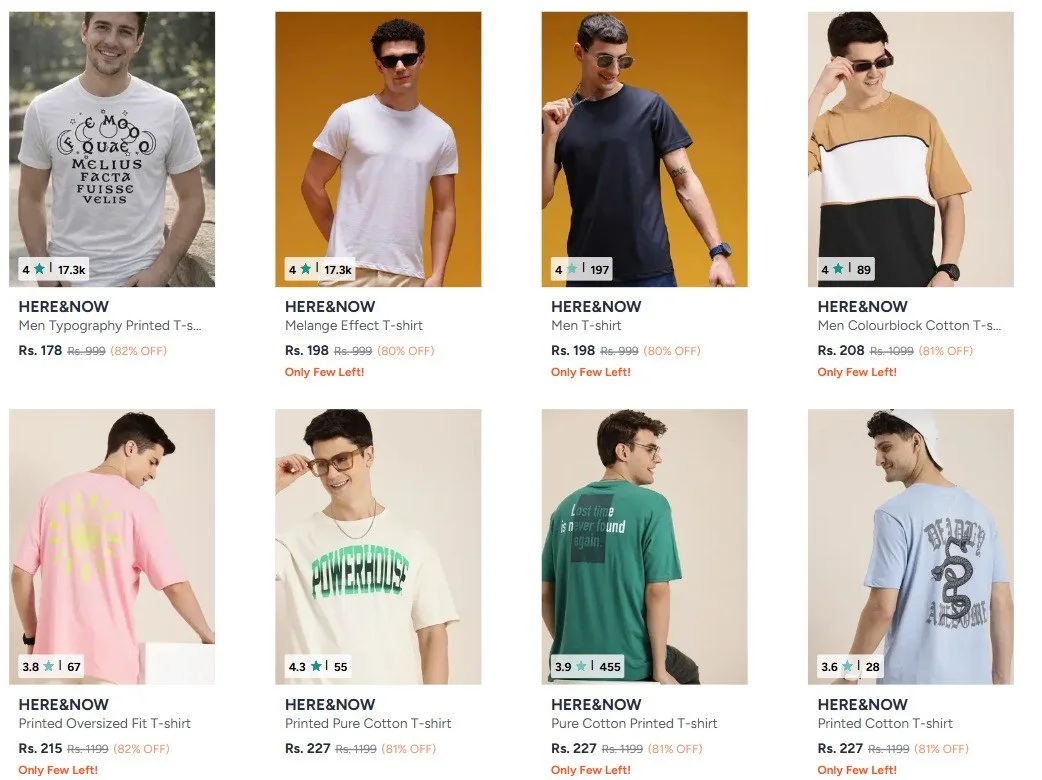 Combo Deal – Myntra  Upto 75% Off On Kook N Keech Clothing. Men's, Myntra  Upto 75% Off On Kook N Keech Clothing. Women's