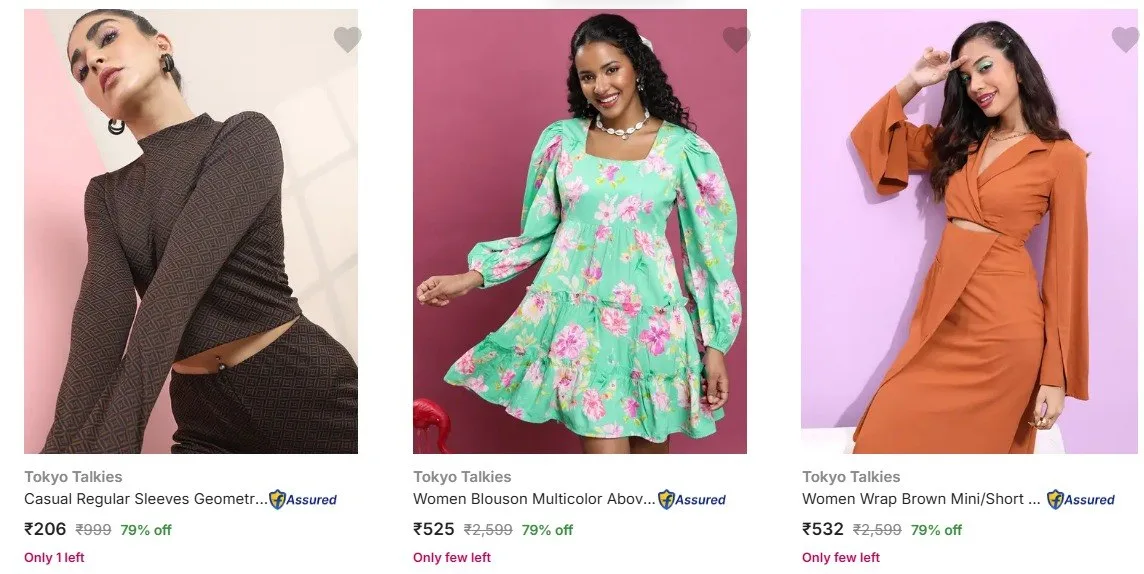 Flipkart | Upto 80% Off On Branded Womens Clothing.